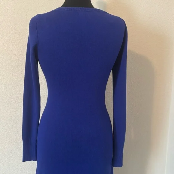 |•VICTORIA’S SECRET•| Maxi Sweater Dress Royal Blue Small - Picture 5 of 9